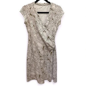 Athleta Nectar Faux Wrap Style Floral Print Mini Dress size Extra Small